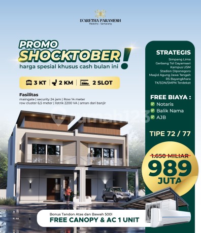 Miliki Segera Harga Promo Soft Lounching Khusus Di Bulan Oktober Saja, Harga Di Bawah 1 M Lokasi Strategis Di Tengah Kota Miliki Segera Harga Promo Soft Lounching Khusus Di Bulan Oktober Saja, Harga Di Bawah 1 M Lokasi Strategis Di Tengah Kota