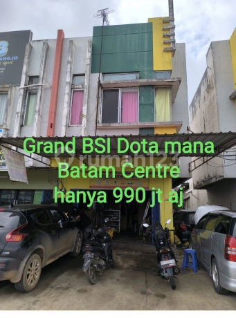 Dijual Ruko 990 Jt Batam Centre Ruko di Jl. Grand BSI Dotamana, Belian, Kec. Batam Kota, Kota Batam, Kepulauan Riau, Batam Centre HGB