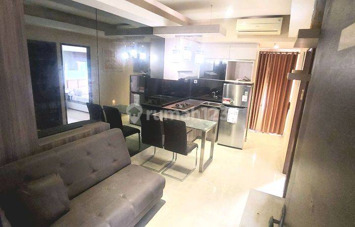 Apartemen 2 Bedroom Puri Park View Jakarta Barat Tower E Type 36 Full Furnished Lengkap Kulkas Springbed Water Heater Sangat Terawat 