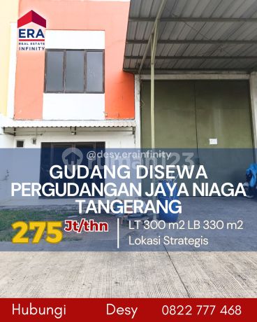 Disewakan Gudang di Pergudangan Jaya Niaga, Tangerang Disewakan Gudang di Pergudangan Jaya Niaga, Tangerang