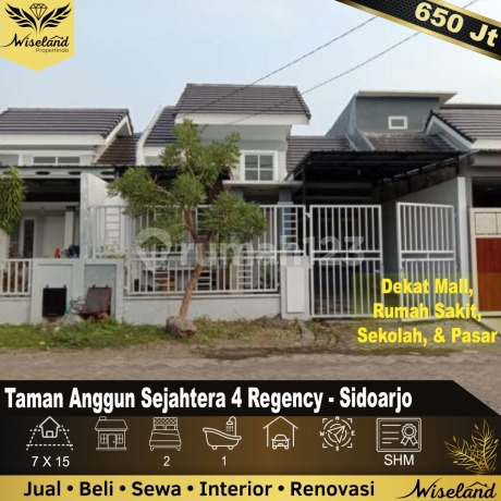 Dijual Rumah Perumahan Taman Anggun Sejahtera 4 Regency Sidoarjo Dijual Rumah Perumahan Taman Anggun Sejahtera 4 Regency Sidoarjo
