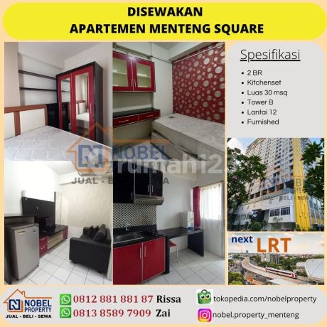 Disewakan Apartemen Menteng Square 2Br Furnished Lokasi Jakarta Pusat