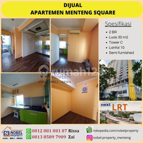 Jual Apartemen Mentes 2 BR Unfurnish Tower C Lantai 10 