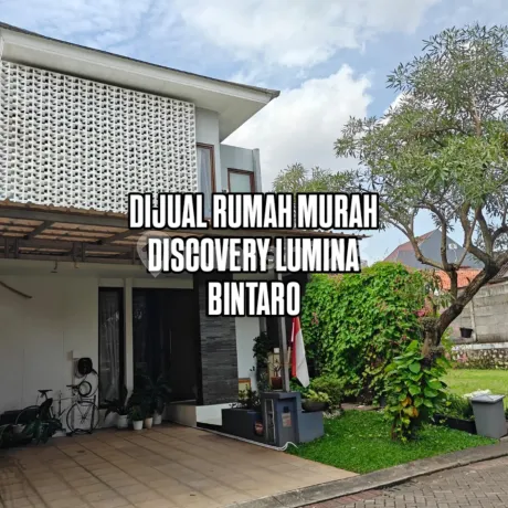 Rumah Murah Desain Cantik Discovery Lumina Bintaro Tangsel