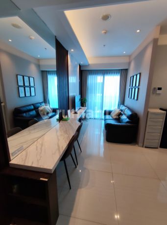 Disewakan Apartemen Lariz Mansion 1br Lantai 37 Ada Balkon Connet Pakuwon Mall Dan Selangkah Ke Citraland