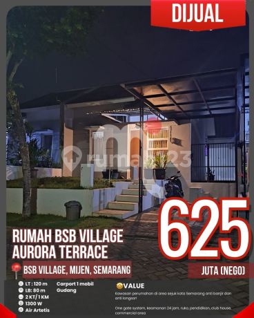 Dijual Rumah 2 Lantai Cluster Elite Aurora Terrace di Kawasan BSB City