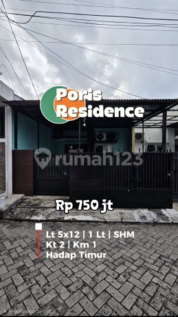 Wilson Rumah Siap Huni Hadap Timur di Poris Residence