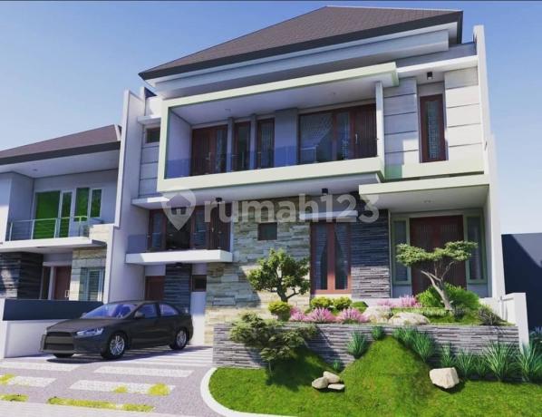 Citraland House in Front of the Park at East Emerald Mansion