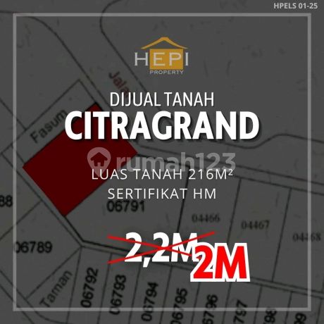 Tanah kavling dalam cluster di Citragrand Semarang Tanah kavling dalam cluster di Citragrand Semarang