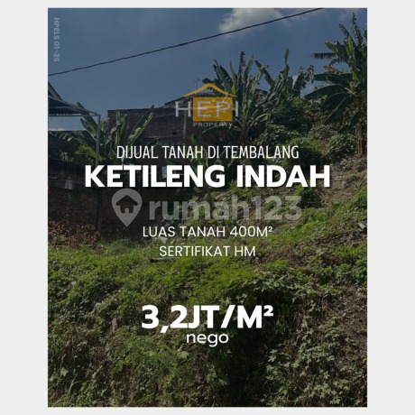 Tanah di Ketileng Indah Tembalang Semarang