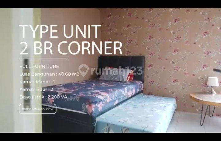 Ayodhya Residence Tower Indigo Lt 19, Furnished, Murah Banget, Siap Huni