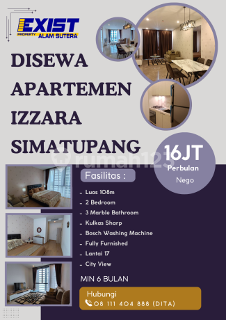 Disewa Apartemen Izzara Simatupang Jakarta Selatan Disewa Apartemen Izzara Simatupang Jakarta Selatan