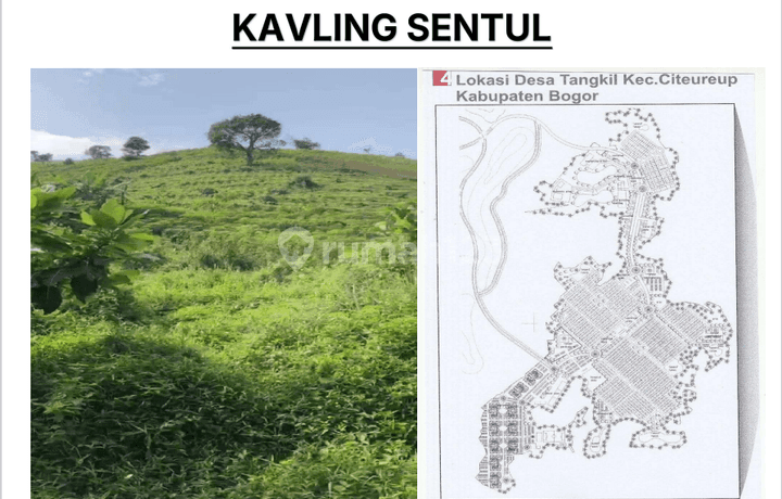 Jual Cepat Tanah 100 Ha Di Belakang Permata Sentul Golf Club 