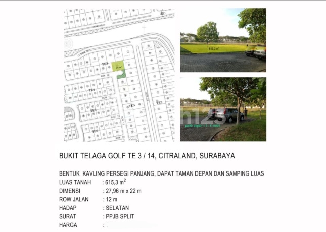 Jual Tanah Kavling Bukit Telaga Golf Citraland