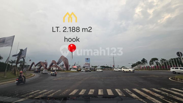 Jual Kavling Komersil Hook di Jalan Boulevard Gading Serpong