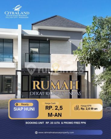Promo Rumah Progres Bangun Citraland Tallasa City Makassar