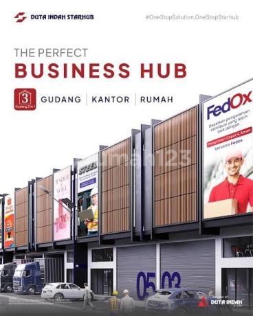 Kawasan Pergudangan Sebelah Bandara Soetta Full Bangunan