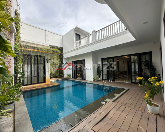 Rumah Mewah Elegan Full Furnish Dekat Scbd di Kebayoran Baru Jakarta Selatan