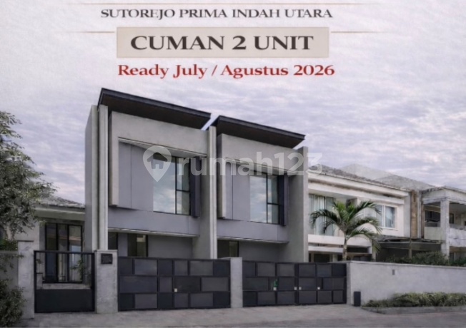 Sutorejo Prima Indah Utara 2Lt Baru Gress