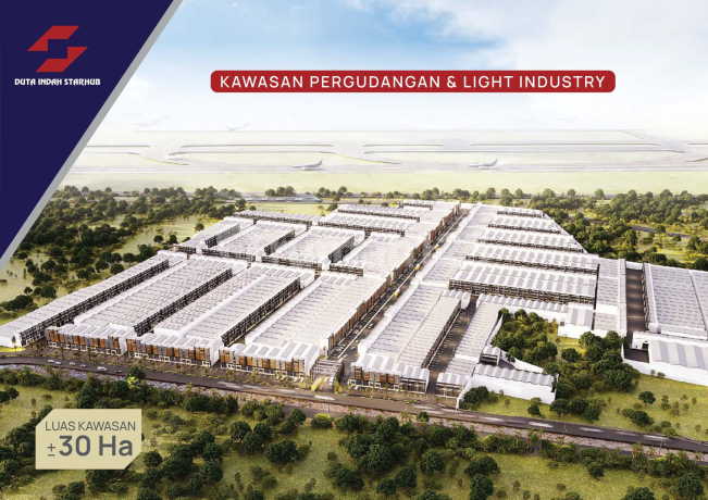 Warehouse for Sale at Duta Indah Starhub, Location Near Airport in Tangerang