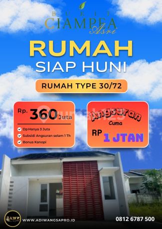 Rumah Dekat Kampus IPB Bukit Ciampea Asri Rumah Tanpa Dp