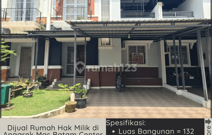 Dijual Rumah Hak Milik di Anggrek Mas 2 Batam Center