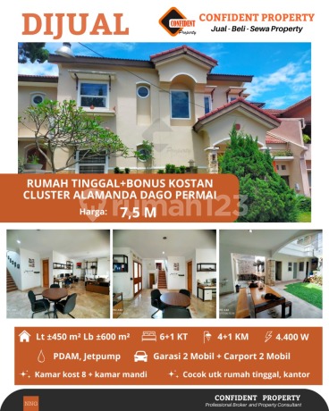 For Sale: Alamanda Dago Permai Cluster with Bonus 8-Unit Boarding House