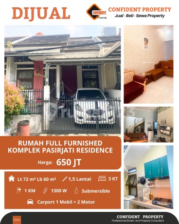 Rumah Murah Siap Huni 2 Lt Pasir Jati Jatiendah Full Furnish Bagus