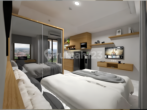 Dijual Studio Full Furnishedapartemen Sakura Garden City Cipayung - 29.9 M² Siap Huni