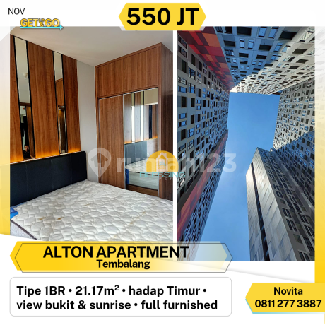  1BR FULL FURNISH ! APARTEMEN ALTON UNDIP TEMBALANG 