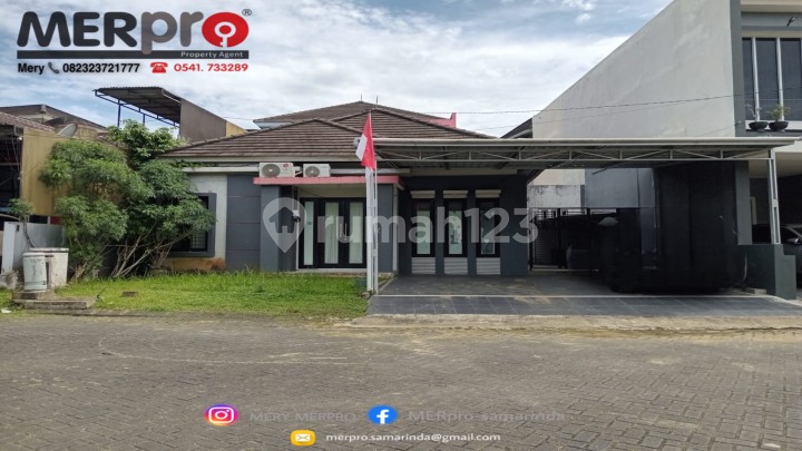 Rumah kondisi rapi dan furnished di perum Villa Tamara Samarinda