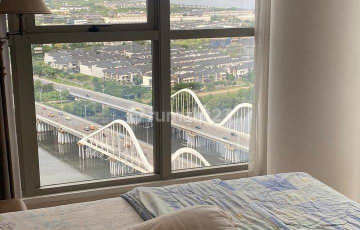 Dijual Apartemen 2br Lokasi Pantai Indah Kapuk Dgn View City Light Dan Sudah Furnish Apartemen 2 Kamar Tidur Furnished