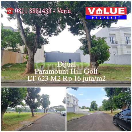 Kavling hunian dalam cluster Paramount Hill Golf Gading Serpong Kavling hunian dalam cluster Paramount Hill Golf Gading Serpong