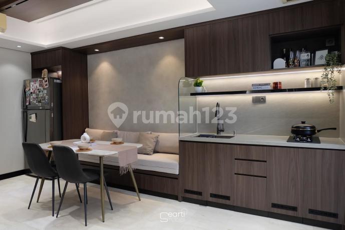 2Br Plus Furnish Interior lt Rendah Apt.royal Mediterania Cp