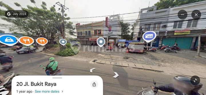 Commercial Land 5500M Serua Ciputat, 2 Front Bonus 2 Shop Houses BCA Bank, Bintaro Plot Sector 7 9 Pamulang BSD