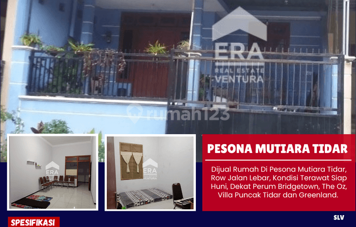 Dijual Rumah Di Pesona Mutiara Tidar, Row Jalan Lebar