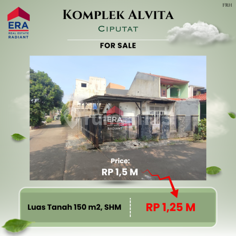 Dijual Tanah Hook di Komplek Alvita Ciputat, Dekat Stasiun Jurangmangu Dan Mall Bxchange Dijual Tanah Hook di Komplek Alvita Ciputat, Dekat Stasiun Jurangmangu Dan Mall Bxchange