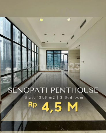 Dijual apartemen 2 kamar Senopati Penthouse SCBD Jakarta Selatan Dijual apartemen 2 kamar Senopati Penthouse SCBD Jakarta Selatan