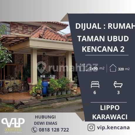 Dijual Cepat Unit Rumah di Taman Ubud Kencana Lippo Karawaci 
