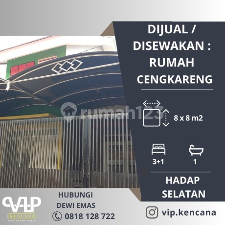 Dijual cepat unit rumah di fajar baru cengkareng hadap selatan 