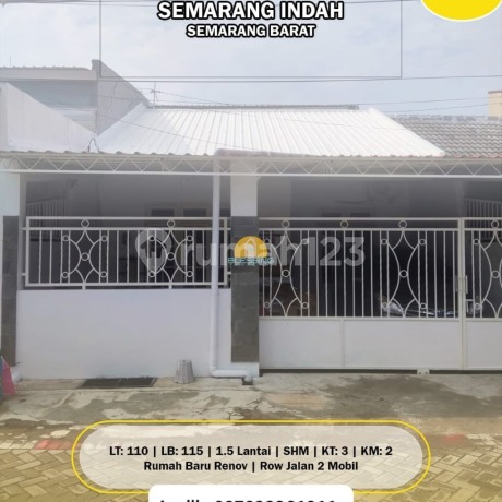 Dijual Rumah di Semarang Indah, Semarang Barat Dijual Rumah di Semarang Indah, Semarang Barat
