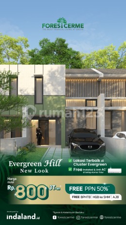 Rumah Modern Cluster Evergreen Forest Cerme Gresik