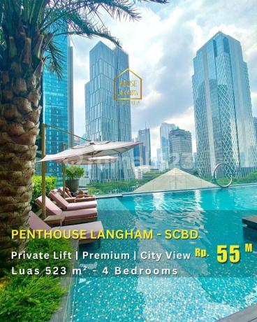 Penthouse Langham Residence Senopati Scbd Sudirman, Mewah City View