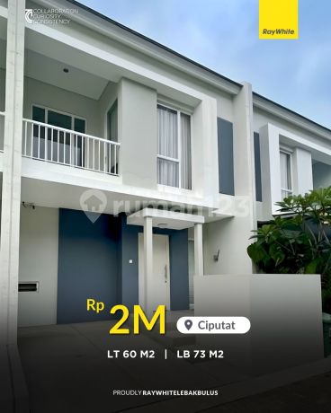 Dijual Cepat Rumah Bagus Full Furnished Siap Huni Di Synthesis Homes Ciputat Tangsel. Lokasi Strategis Dengan Kemudahan Transportasi Dan Club House Yang Lengkap.