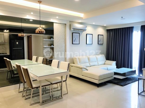 Condo Baywalk Seaview 3BR 118m2 Fully Furnish interior Cakep banget