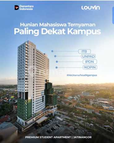 Apartemen Baru Louvin Type Studio View ke Kampus Apartemen Baru Louvin Type Studio View ke Kampus