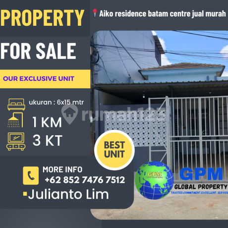 Rumah Jual Murah Batam Centre