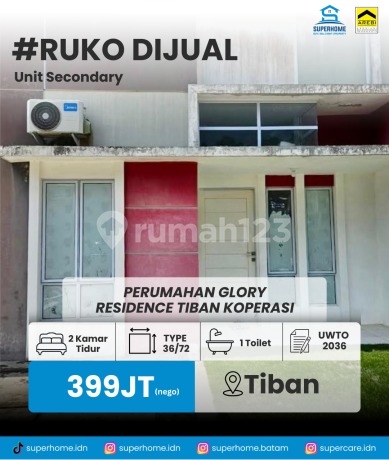 Dijual Murah Rumah Glory Residence Di Tiban Koperasi