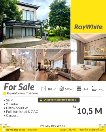 Rumah Mewah Full Furnished di Bintaro Sektor 9