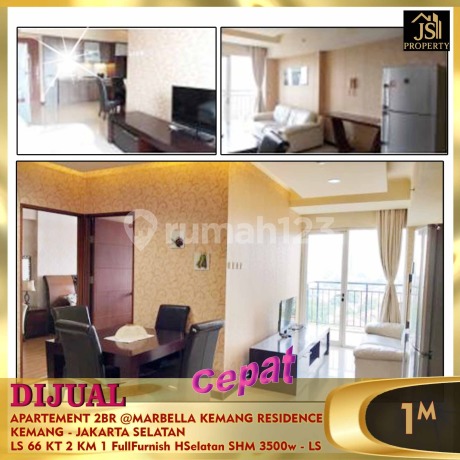 Dijual Cepat Apartemen Marbella Kemang Residence